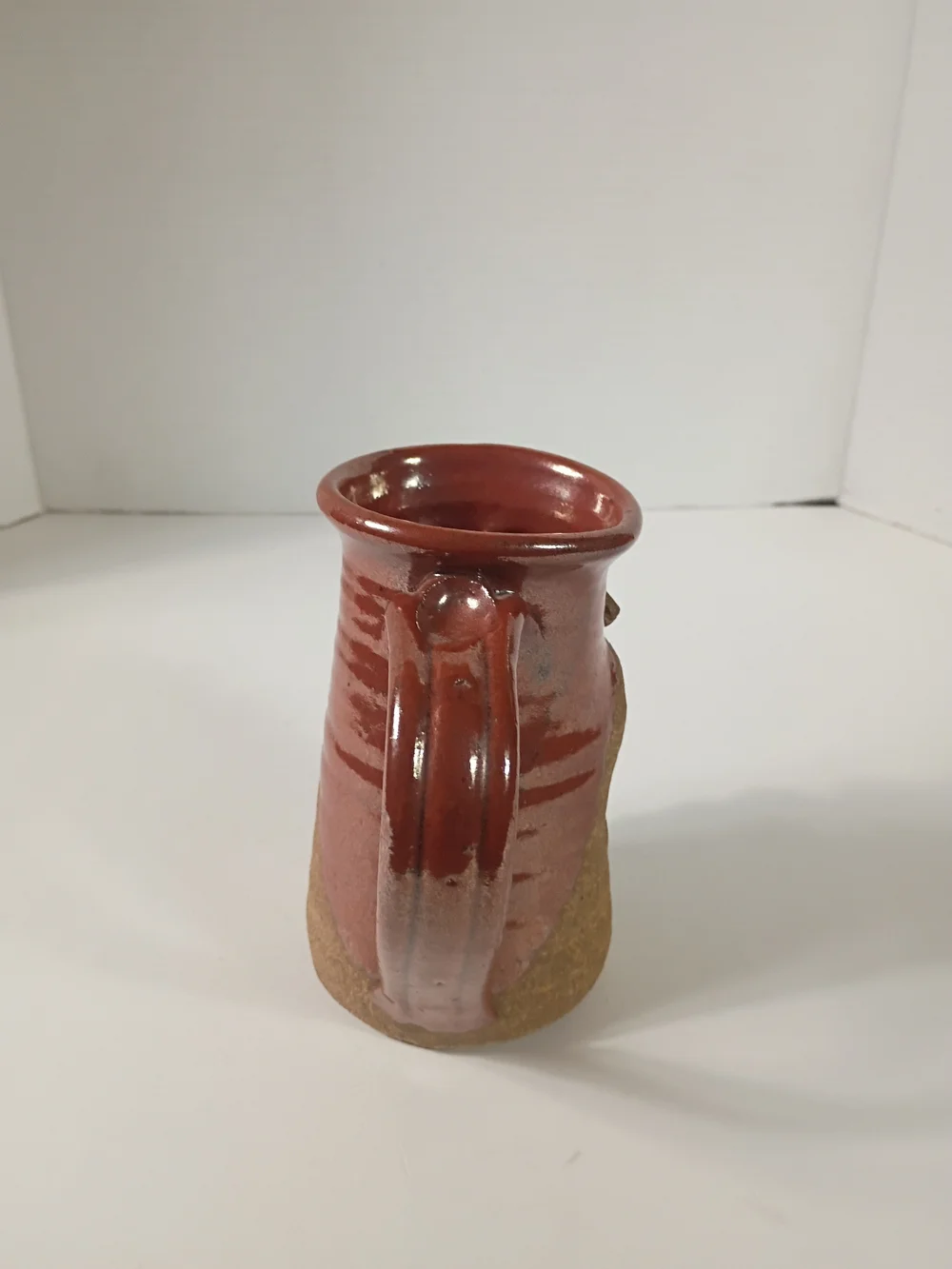 3D Art Pottery Cowboy W Hat Smiling Grinning Face Stoneware Mug 6
